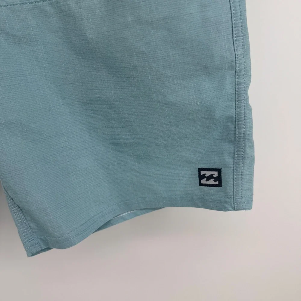 Billabong Mens Tribong Lo Tide Colorblock Board Shorts Grey Black Blue Size 31